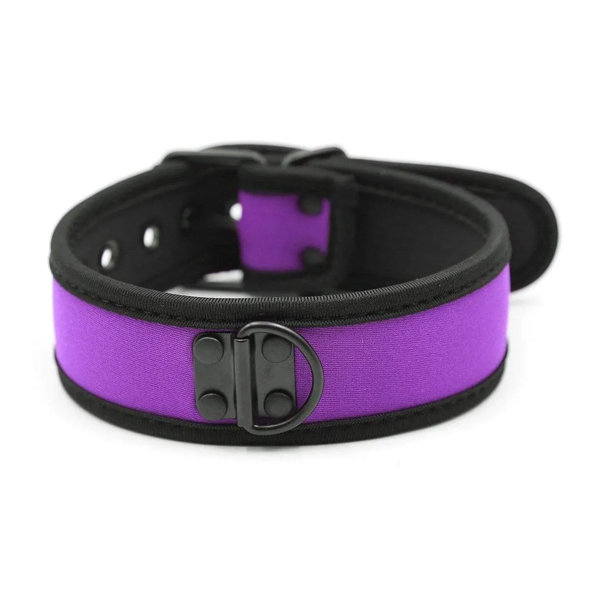2602MQ      Purple Neoprene Lined Soft Bondage Play Collar - LAST CHANCE - Final Closeout!