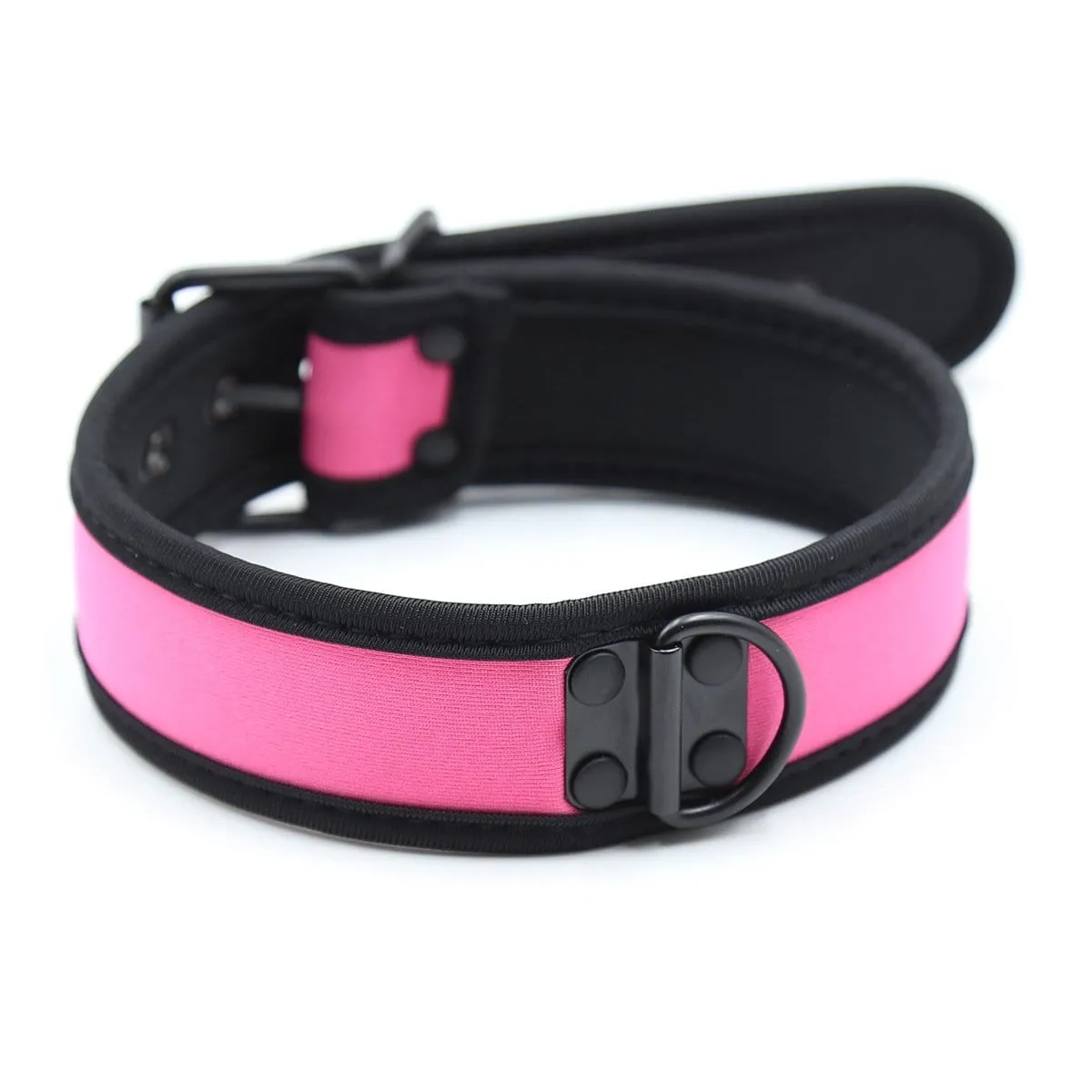 2610MQ      Pink Neoprene Lined Soft Bondage Play Collar