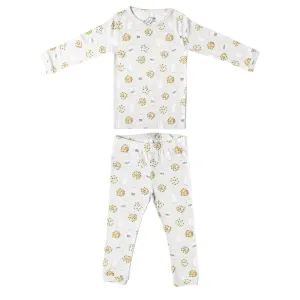 2pc Long Sleeve Pajama Set - Chip