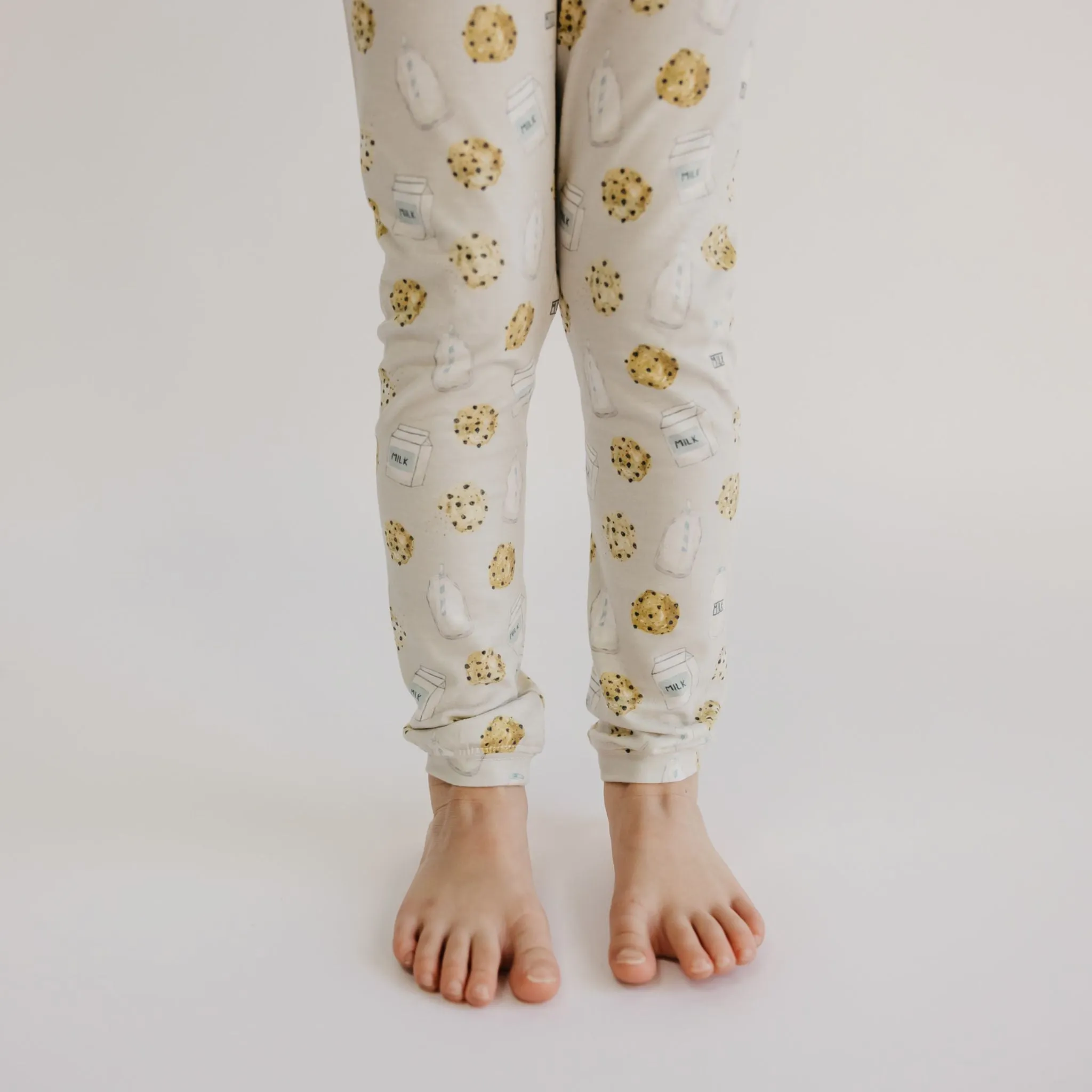 2pc Long Sleeve Pajama Set - Chip