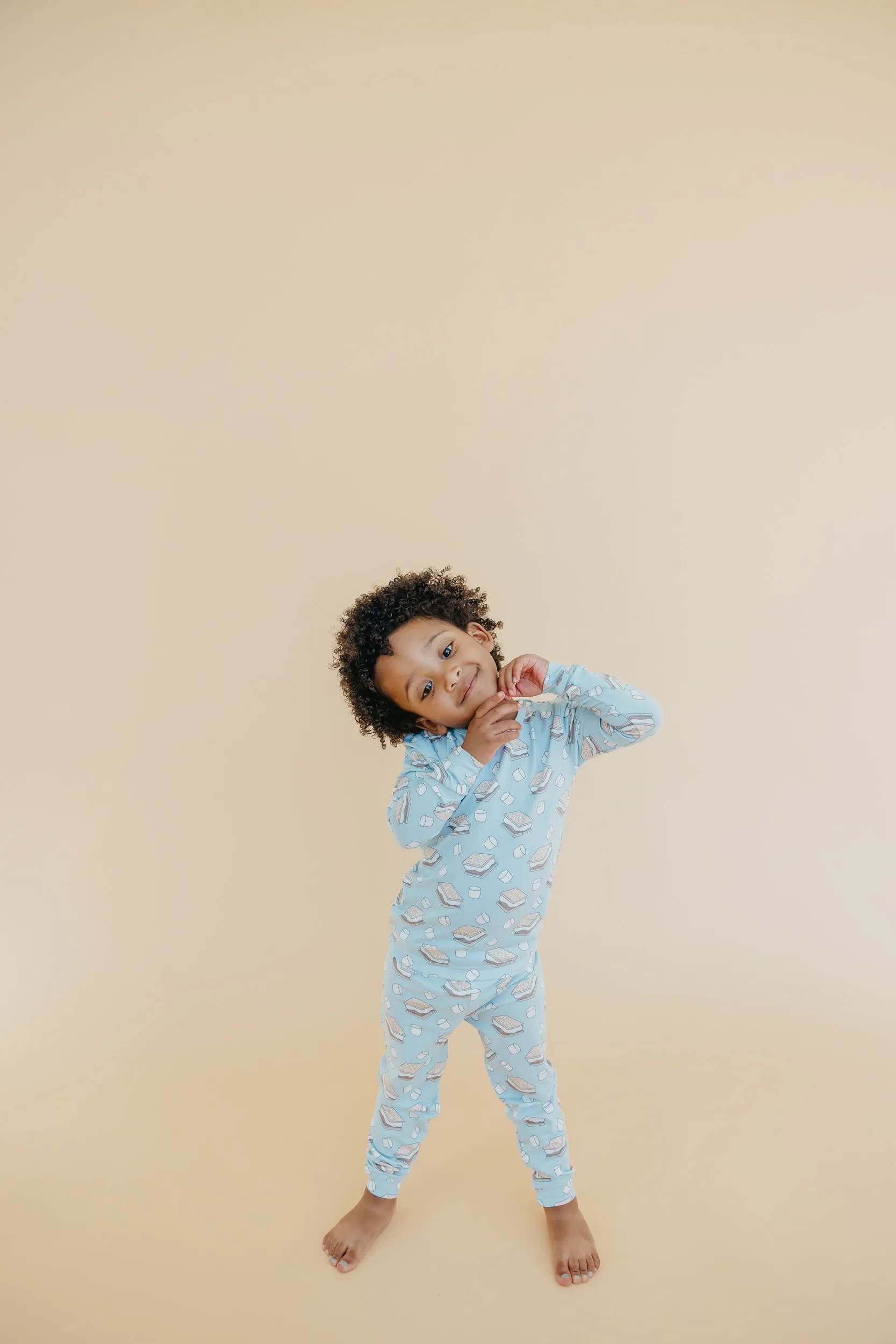 2pc Long Sleeve Pajama Set - S'mores
