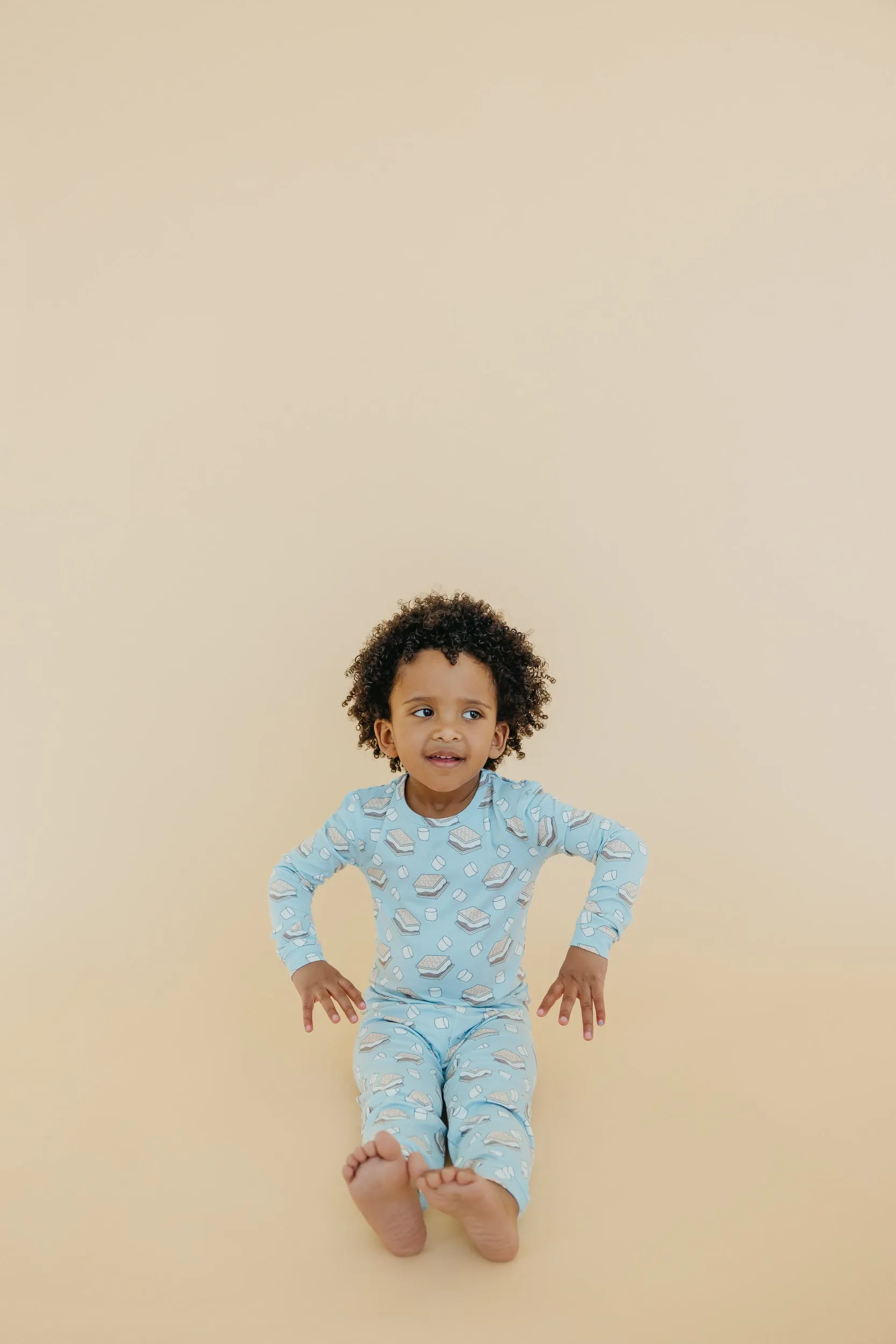 2pc Long Sleeve Pajama Set - S'mores