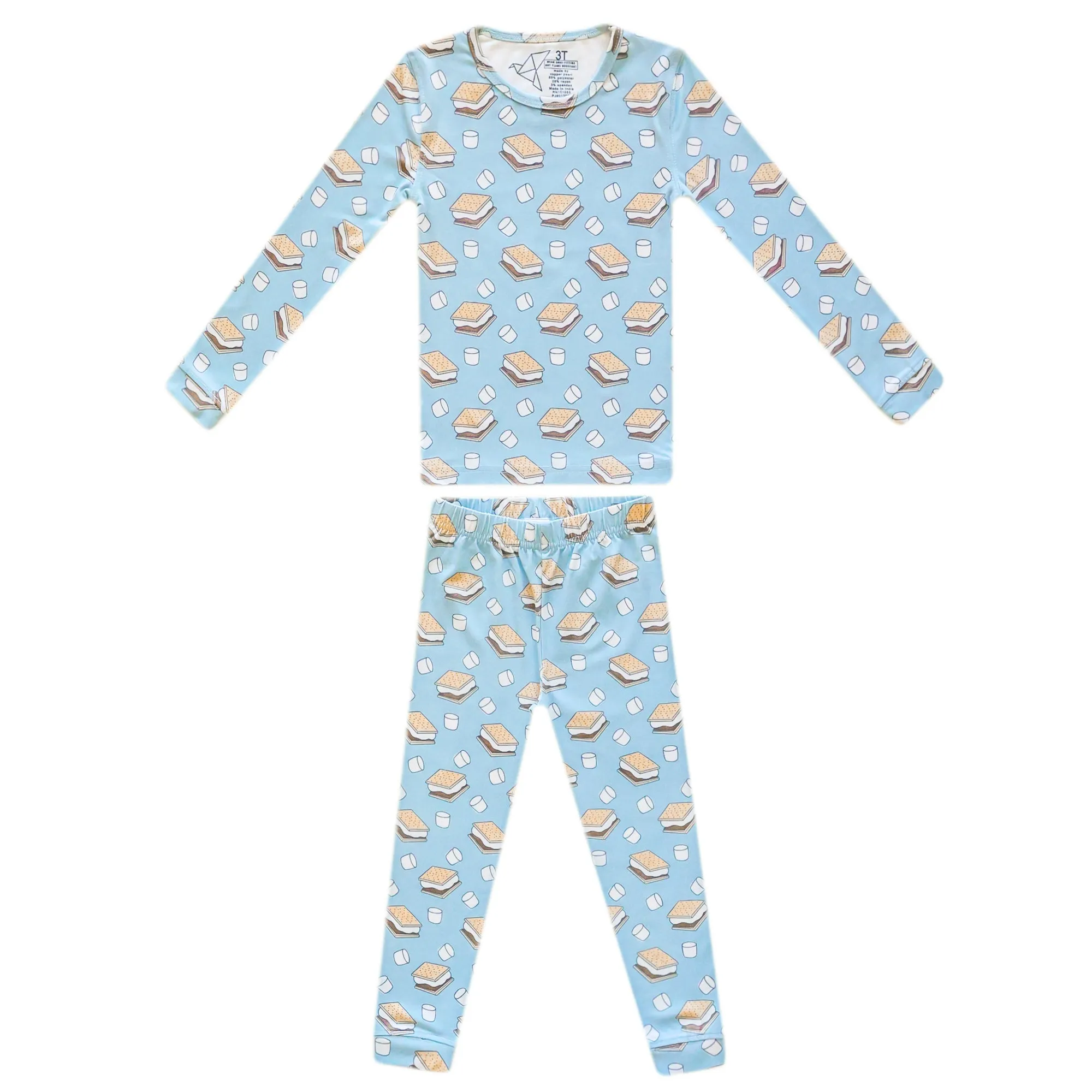 2pc Long Sleeve Pajama Set - S'mores