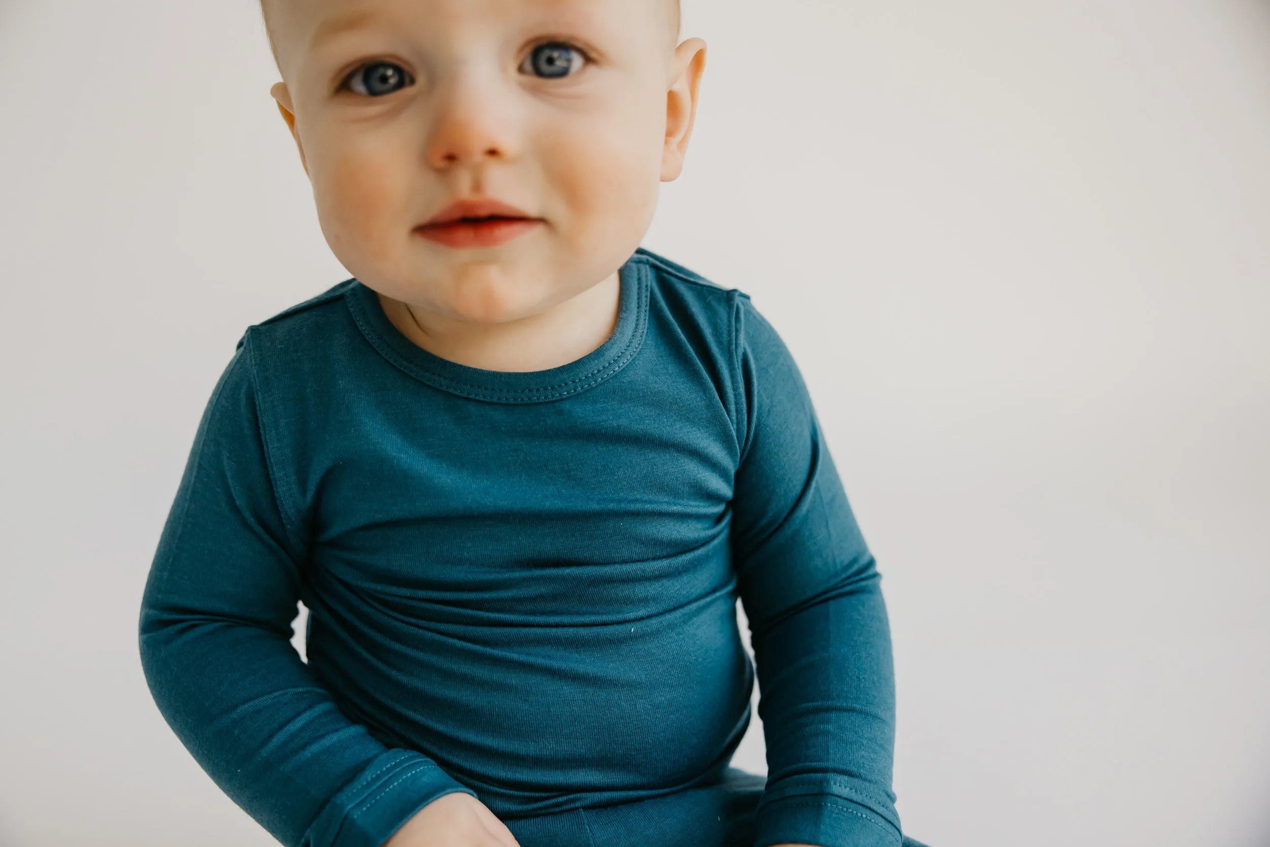 2pc Long Sleeve Pajama Set - Steel