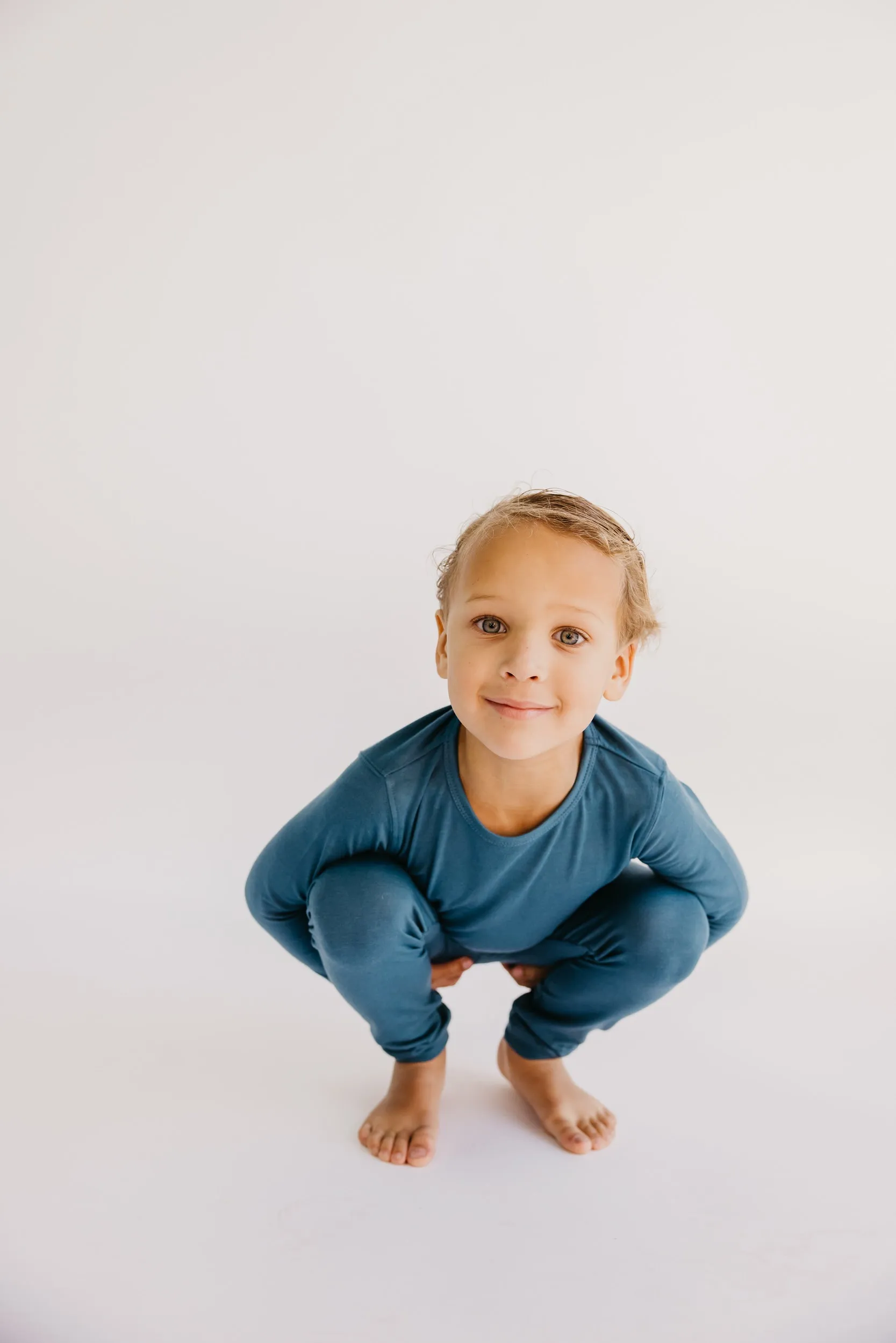 2pc Long Sleeve Pajama Set - Steel