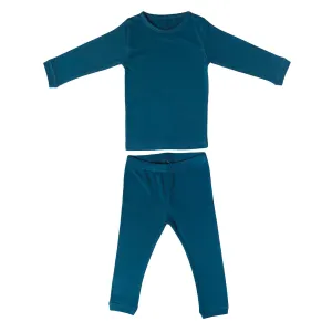 2pc Long Sleeve Pajama Set - Steel