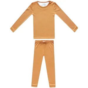 2pc Rib Knit Long Sleeve Pajama Set - Dolce