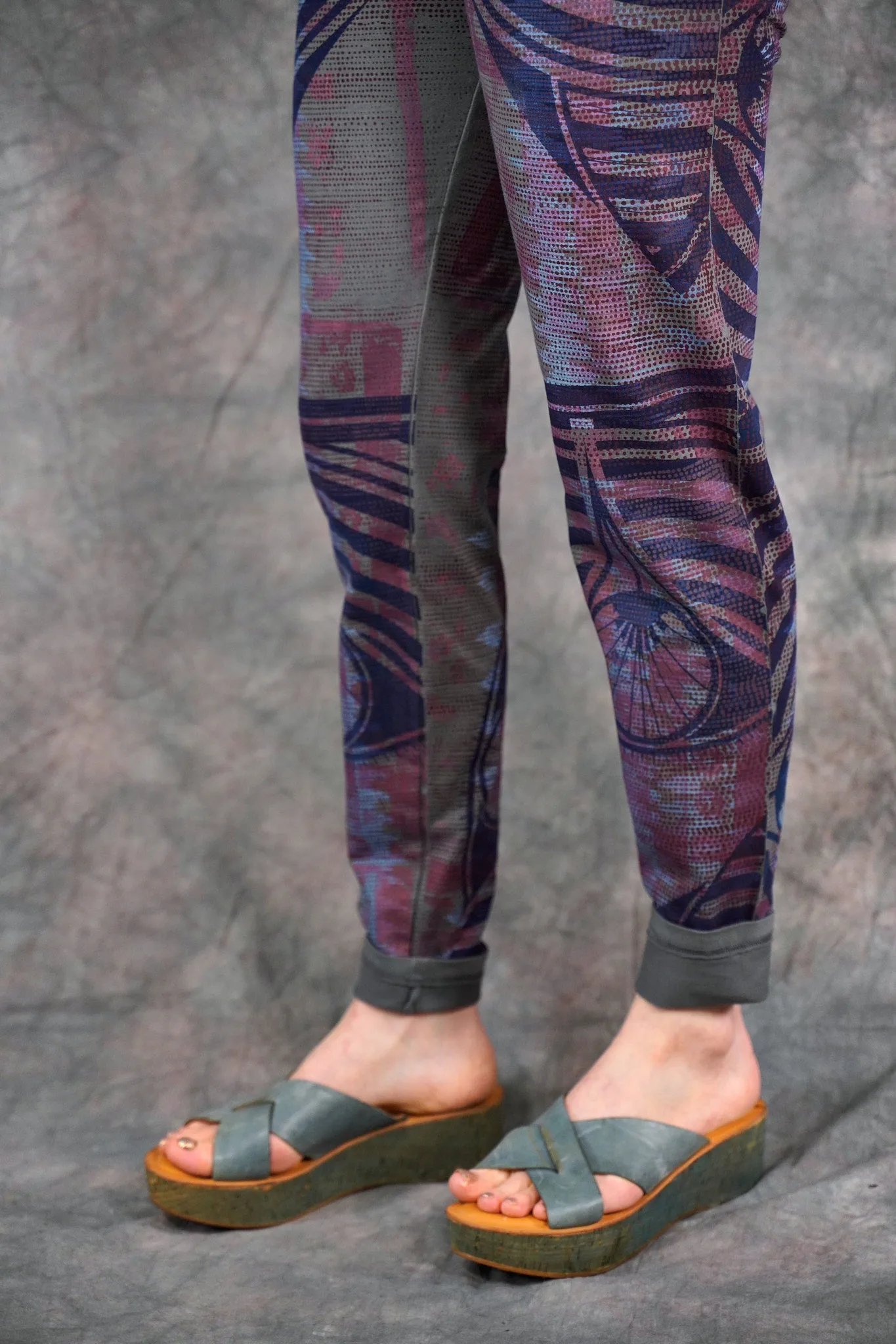 3136 Handprinted Heavyweight Legging Rock-P