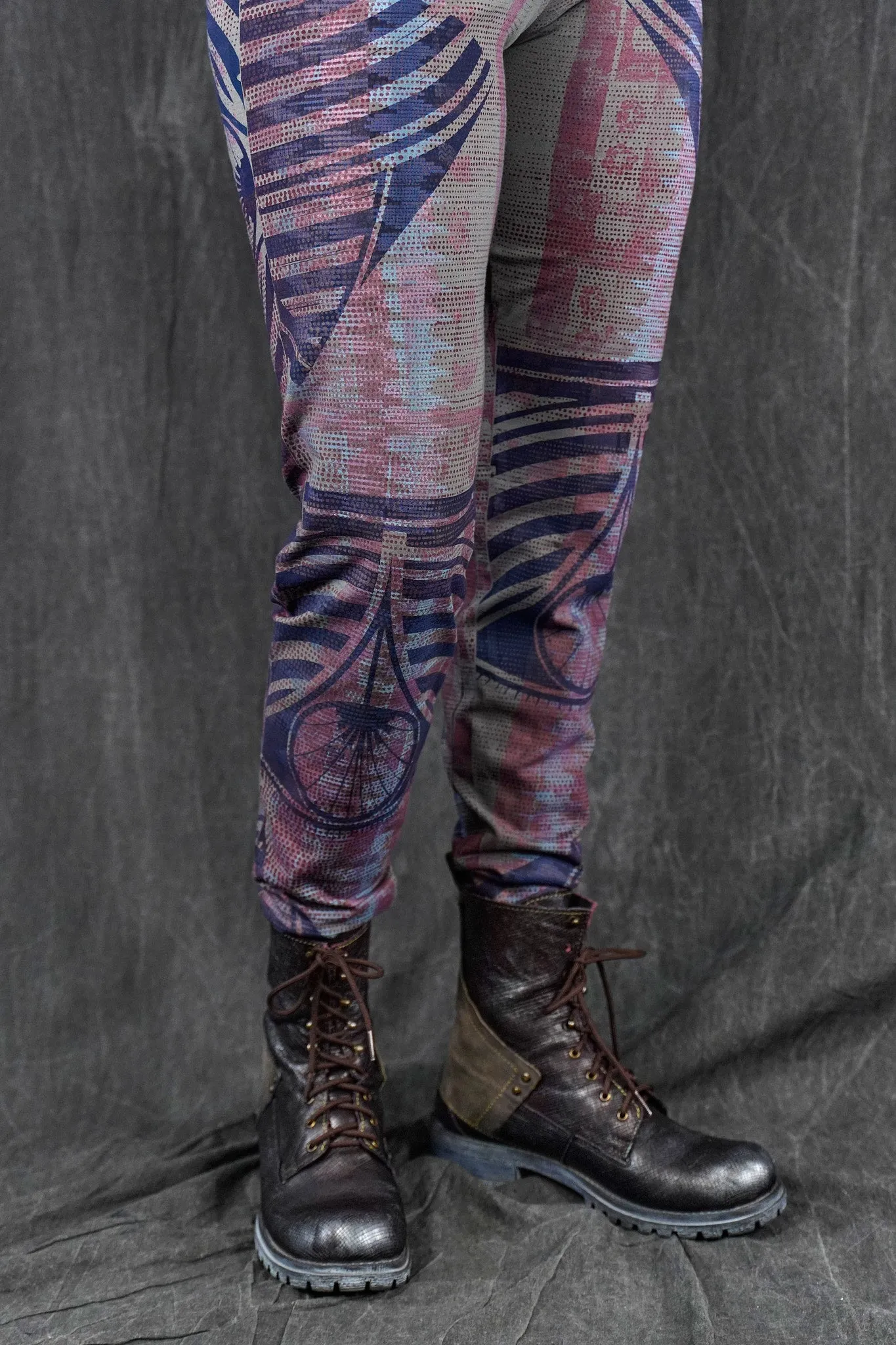 3136 Handprinted Heavyweight Legging Rock-P