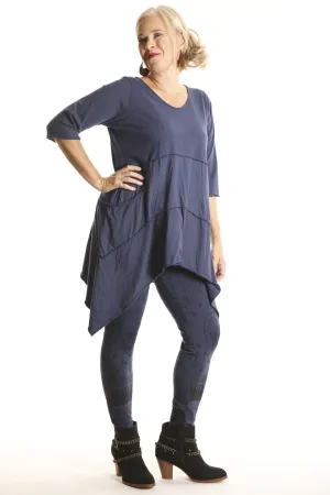 3280 Legging Heavy C/L Mood Indigo-persian dreams print