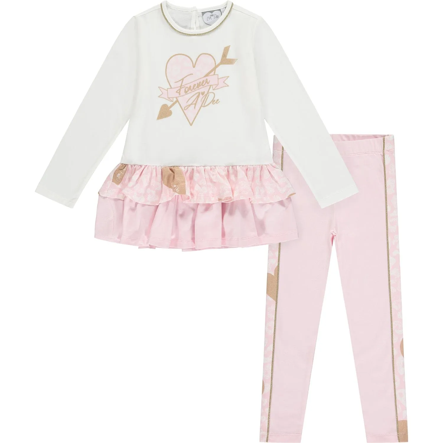 A DEE - Piper Forever A Dee Legging Set - White