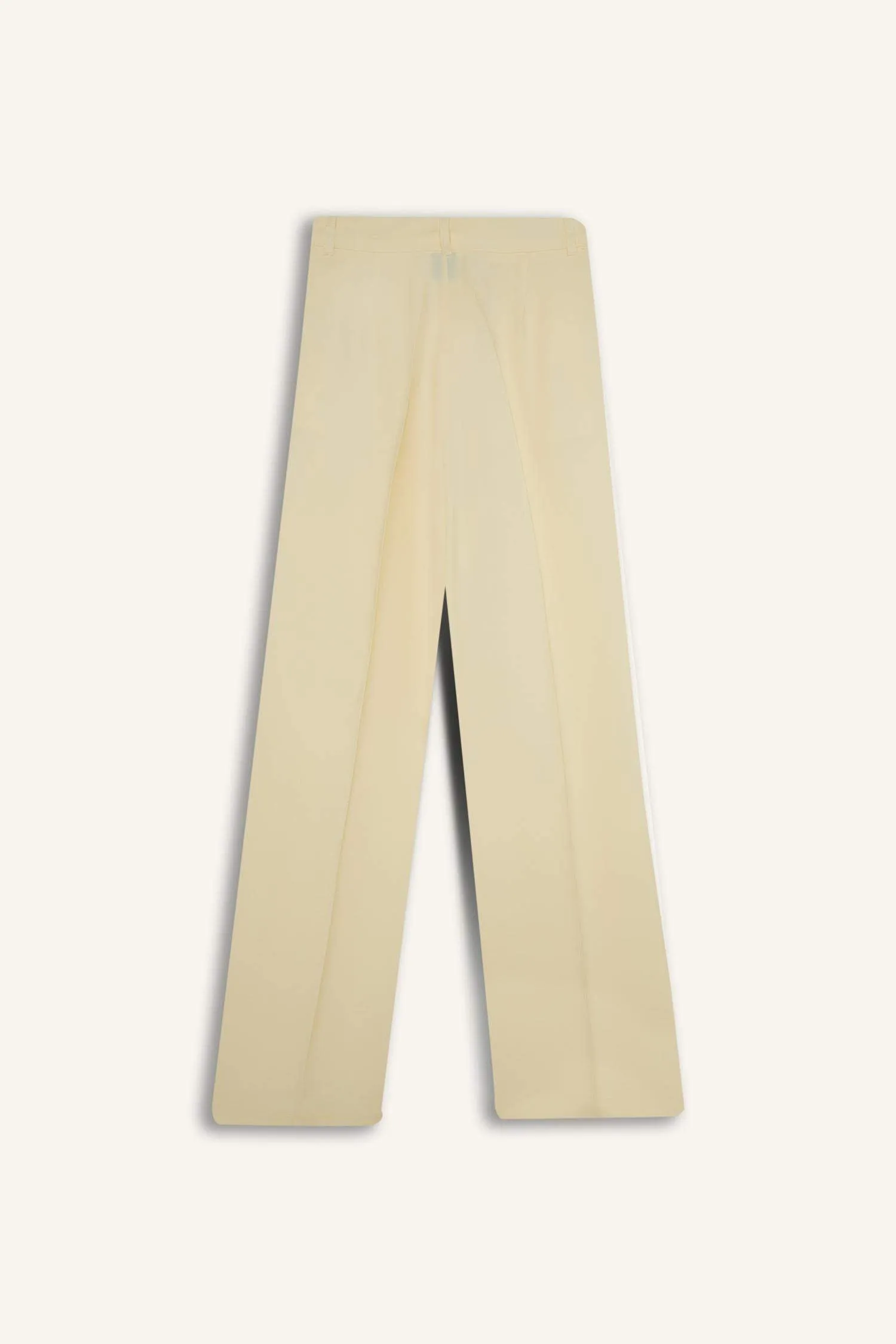 Afra x Defacto Tencel High Waist Wide Leg Tencel Trousers