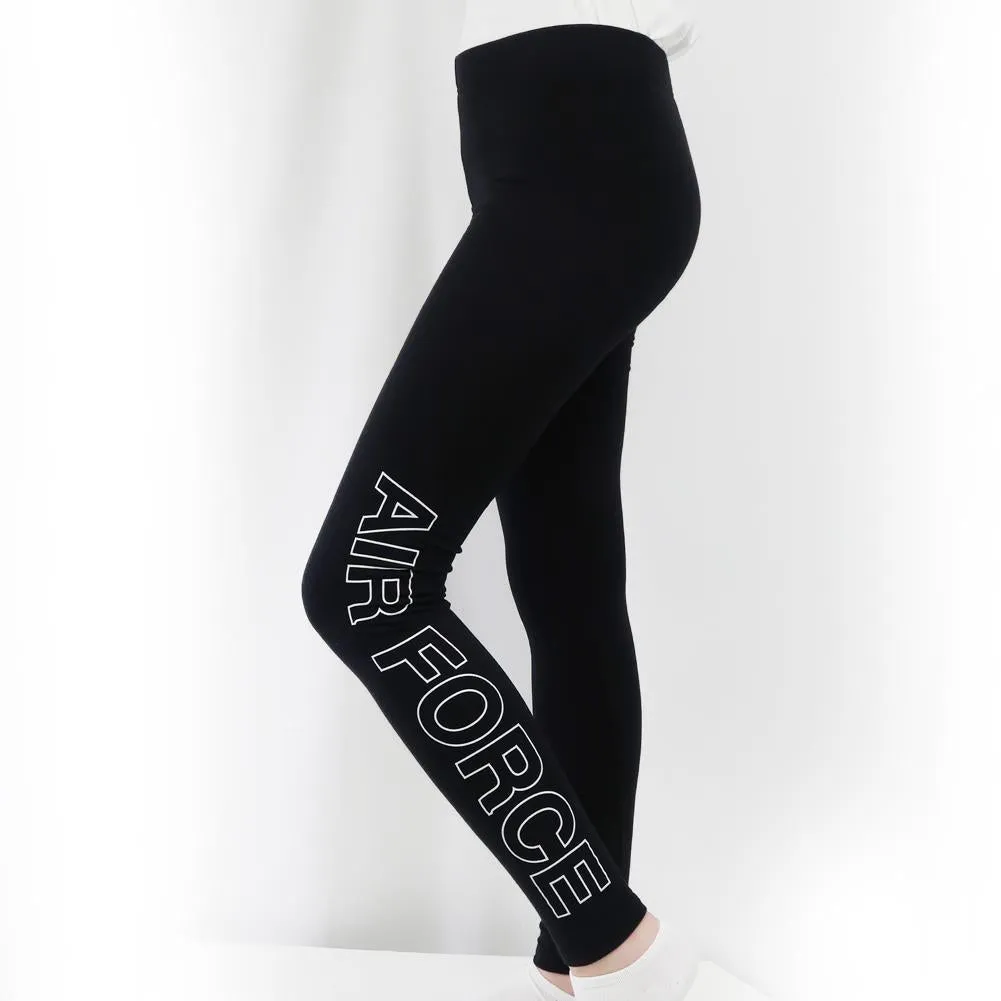 Air Force Ladies Love 'Em Longer Leggings (Black)