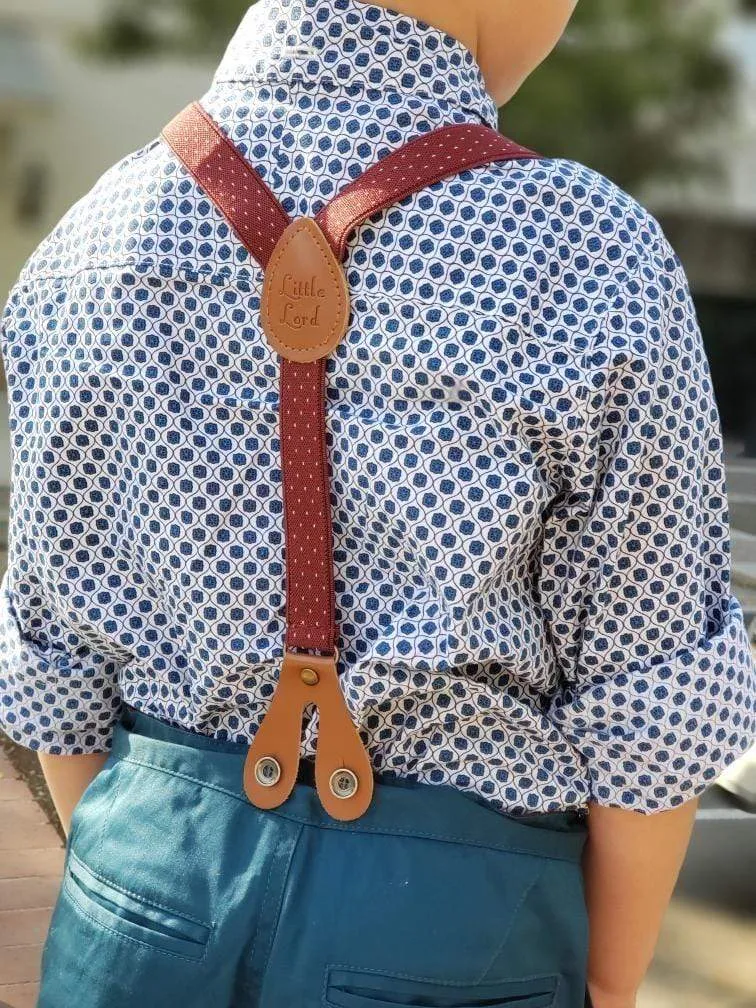 Albert : Teal trousers & braces