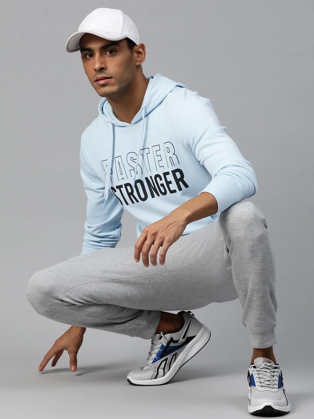 Alcis Men Printed Hooded Sweatshirt