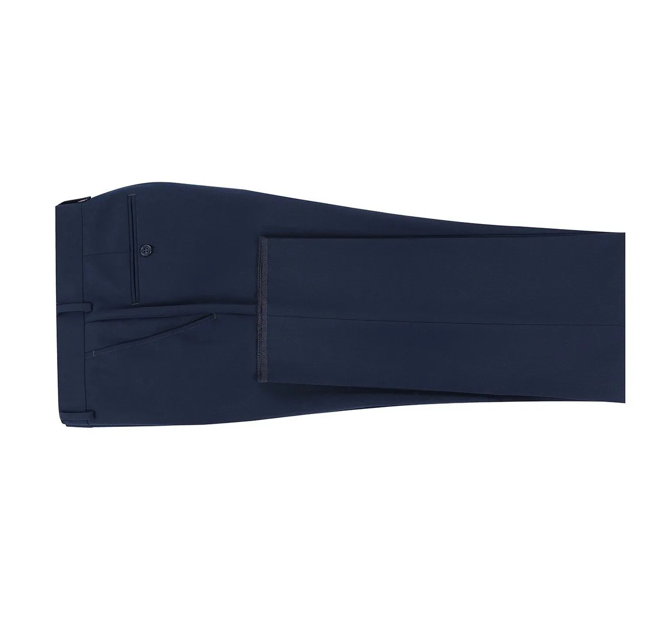 Alessandro Vitello by Renoir Navy Classic Fit Flat Front Suit Separate Pants 201-19