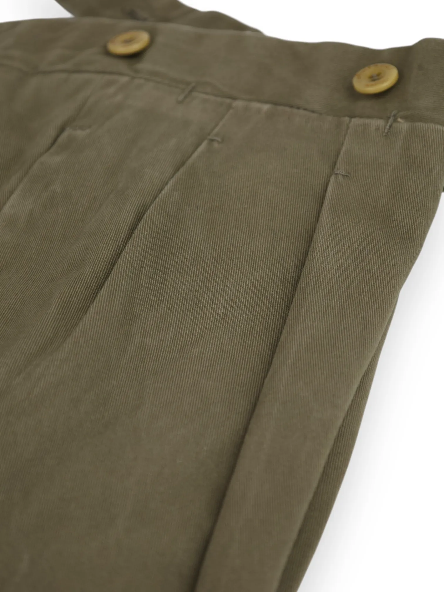 Ambrosi Chocolate Brown Heavy Cotton Twill Sartorial Trousers