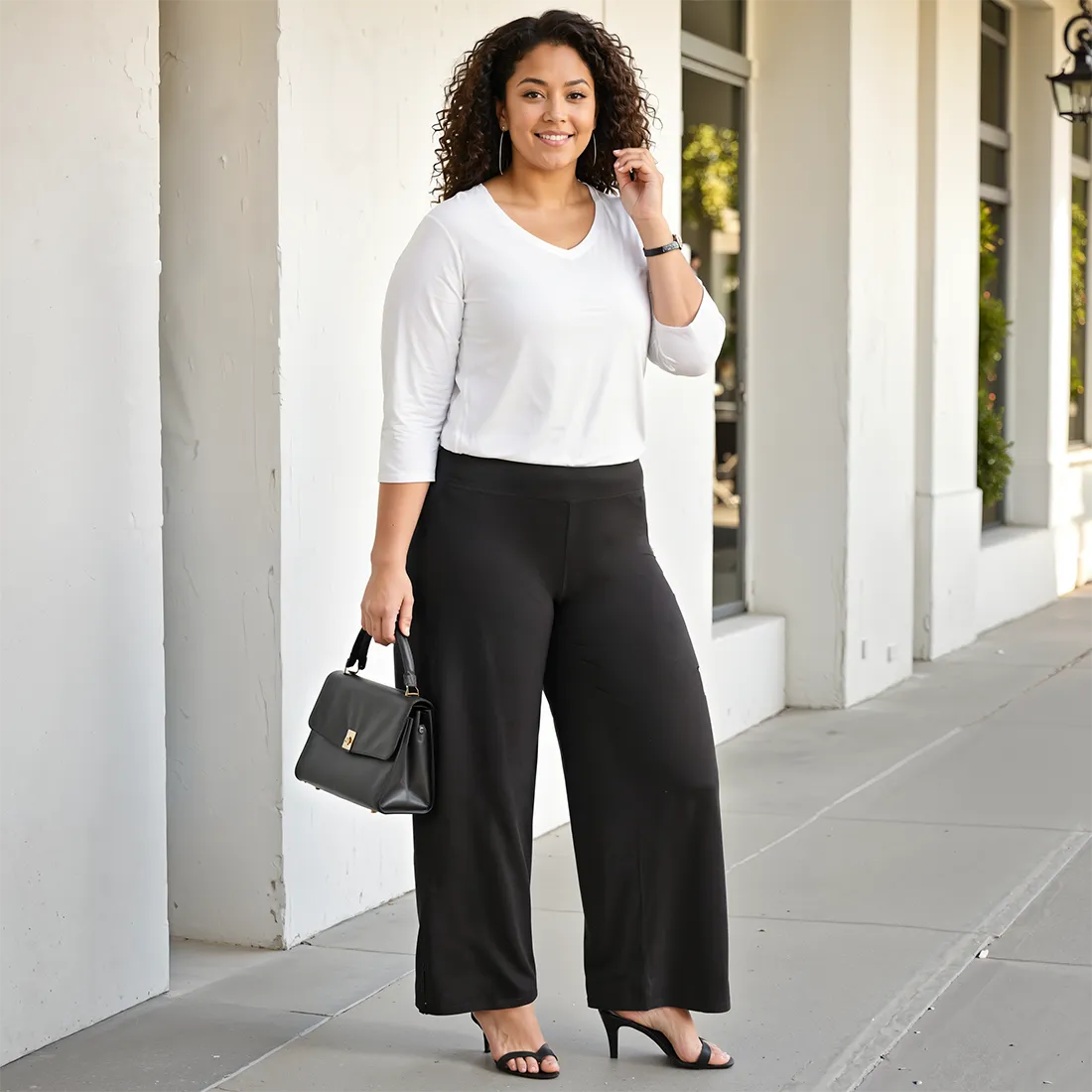 AM:PM Air Wide Trousers - Cotton