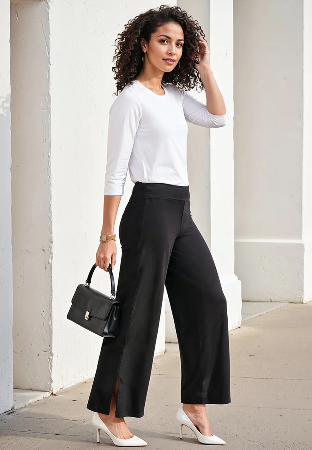AM:PM Air Wide Trousers - Cotton
