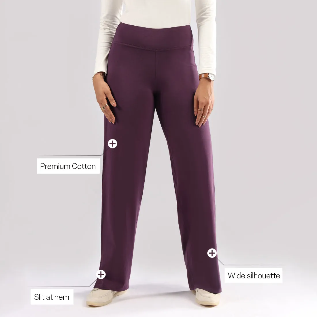 AM:PM Air Wide Trousers - Cotton