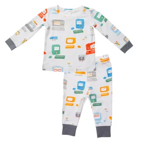 Angel Dear Baby Computer Grey Lounge Wear Set