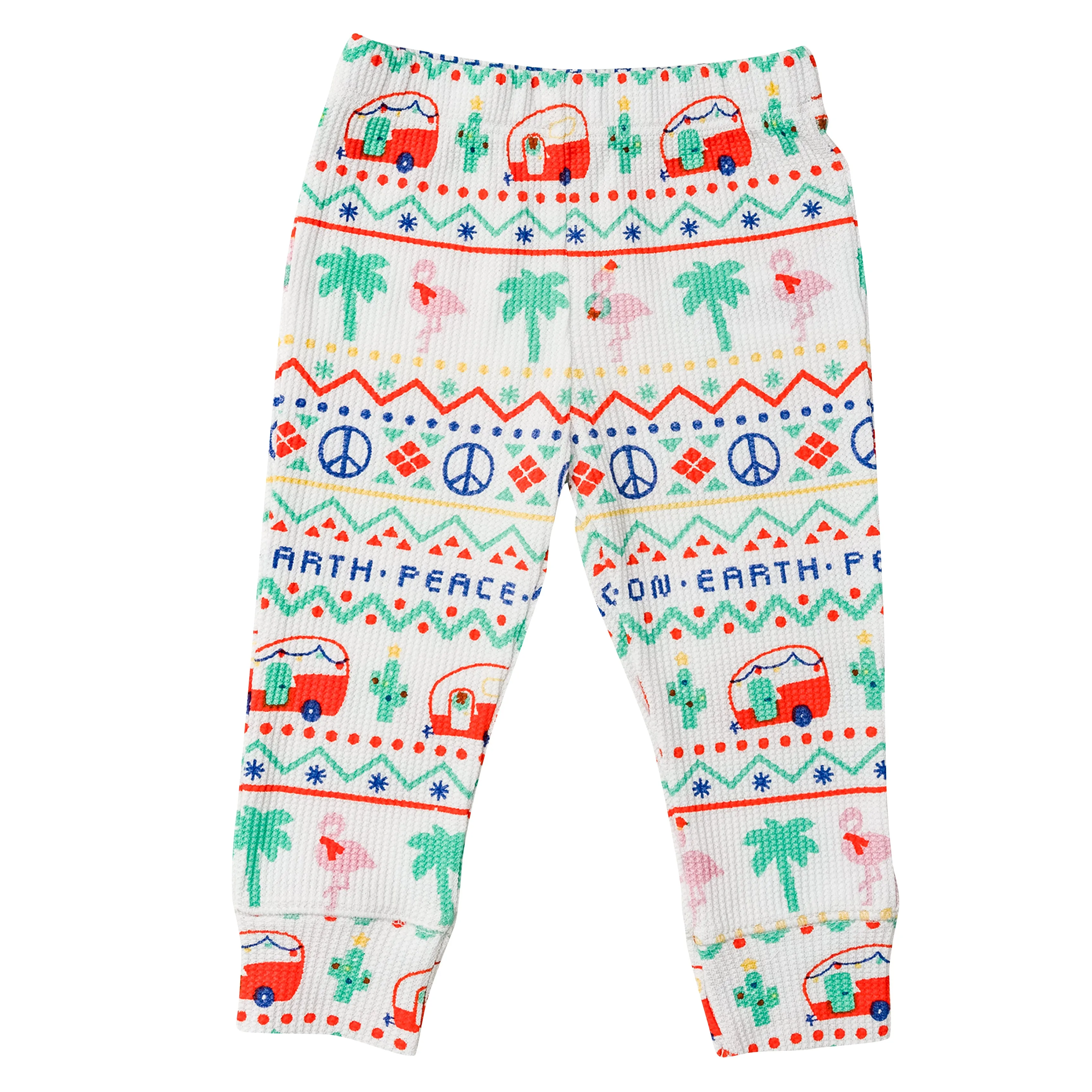 Angel Dear California Fair Isle Thermal Lounge Wear Set