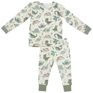 Angel Dear Crayon Dinosaur Bamboo Lounge Wear Set
