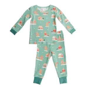 Angel Dear Green Gingerbread Lounge Wear Set