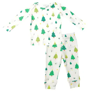 Angel Dear Happy Christmas Tree Thermal Lounge Wear Set