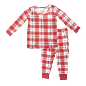 Angel Dear Holiday Red Plaid Lounge Wear Set
