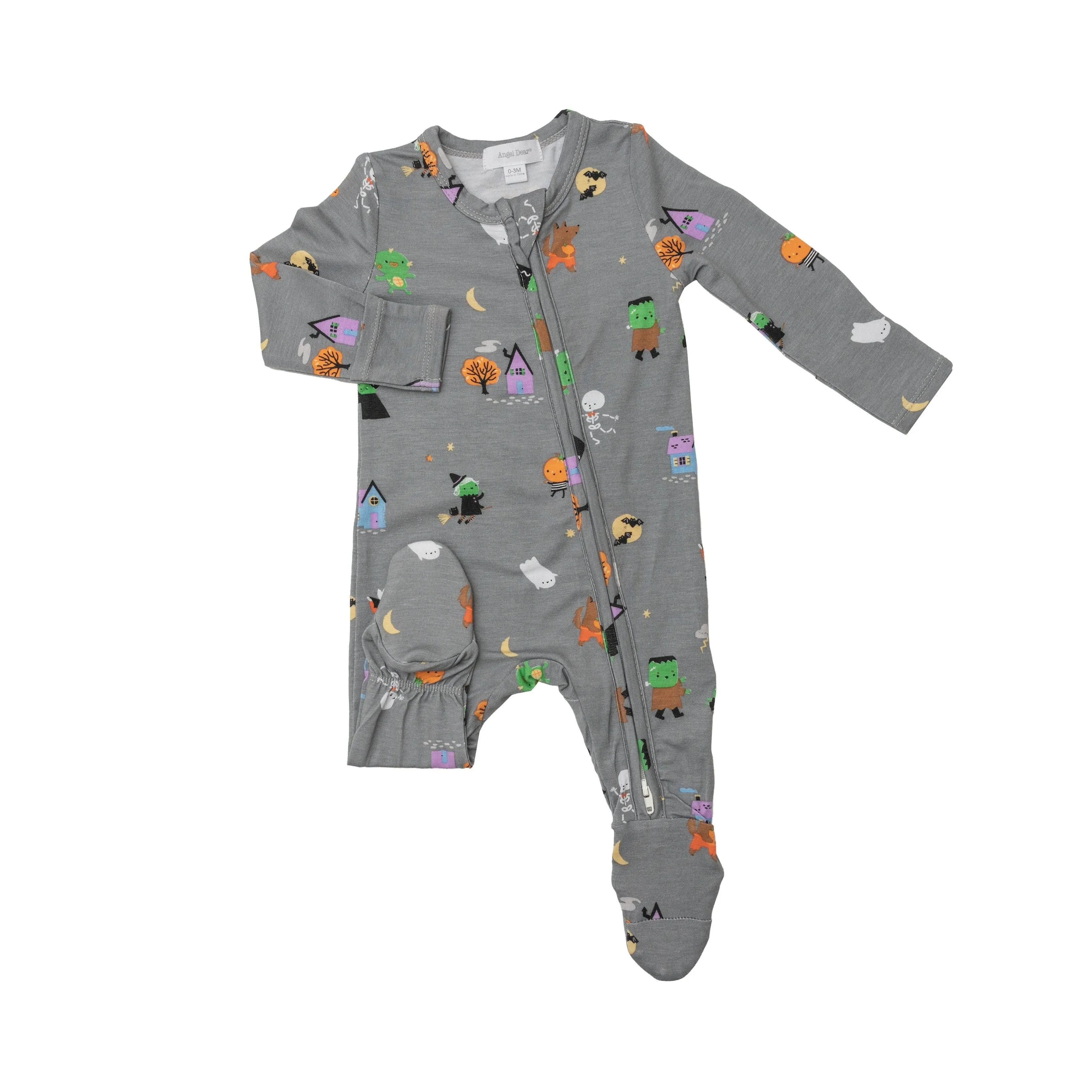 Angel Dear Little Monsters Footie with Zipper