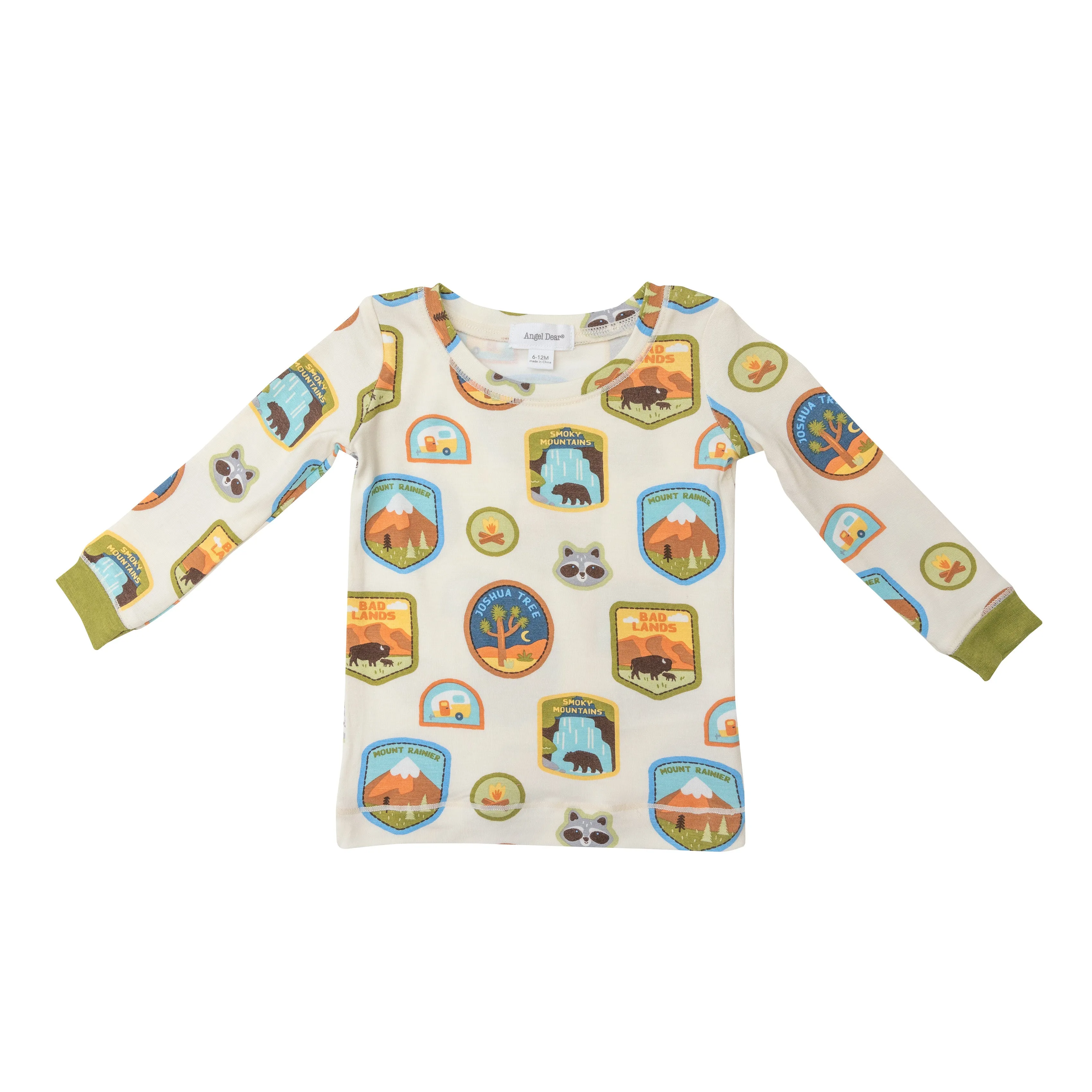 Angel Dear National Parks Patches Lounge Wear Set