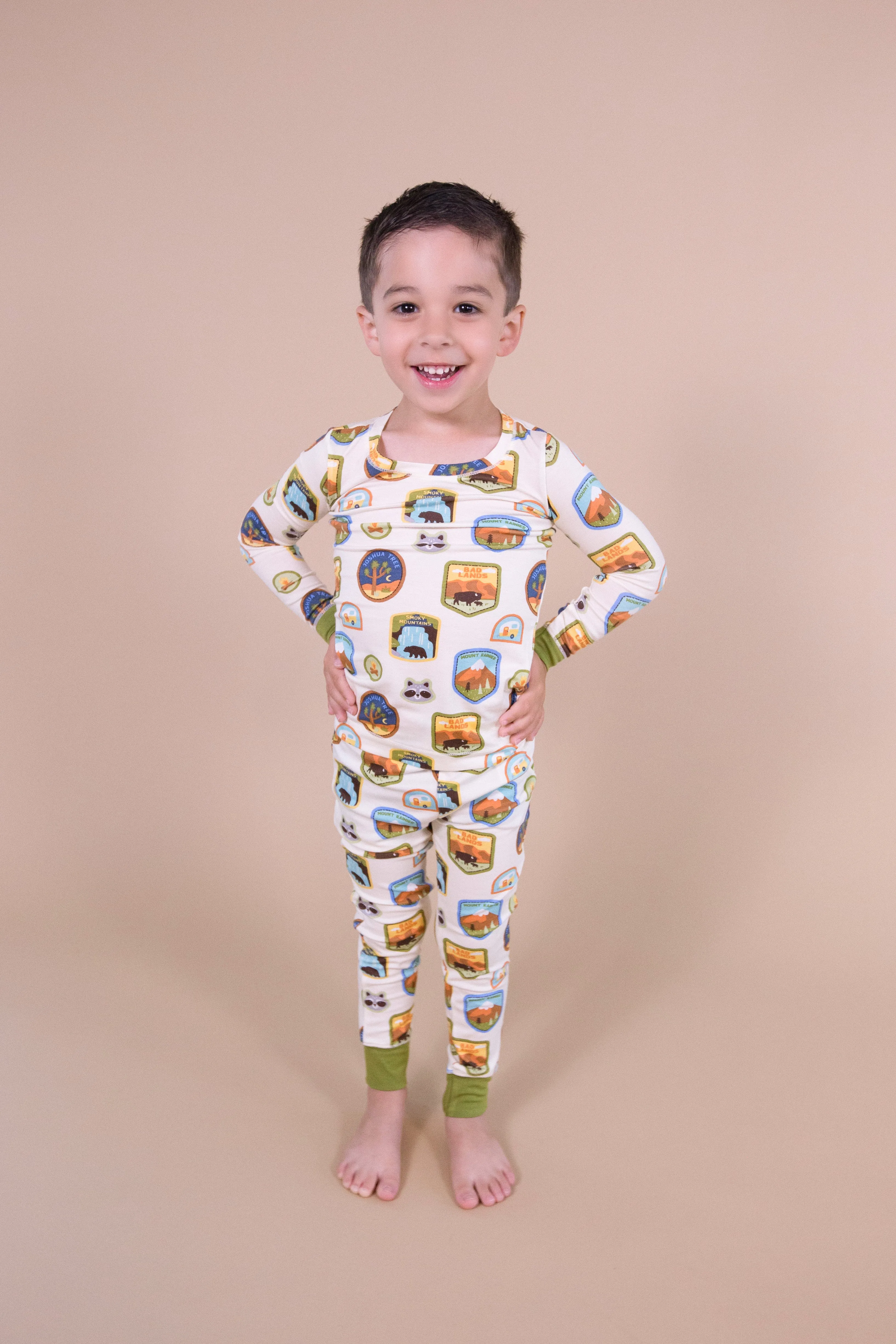 Angel Dear National Parks Patches Lounge Wear Set