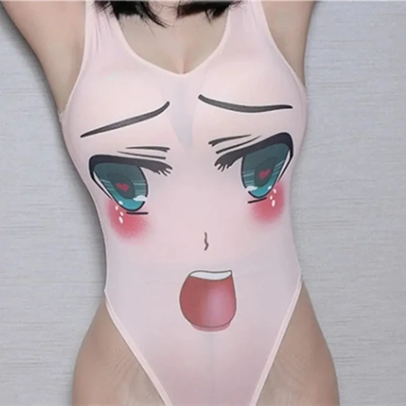Anime Smiley Swimsuit EV4089