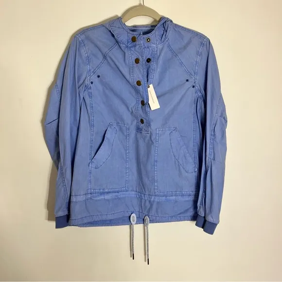 ANTHROPOLOGIE Pilcro Jessa Utility Jacket long sleeve hooded button pullover XS