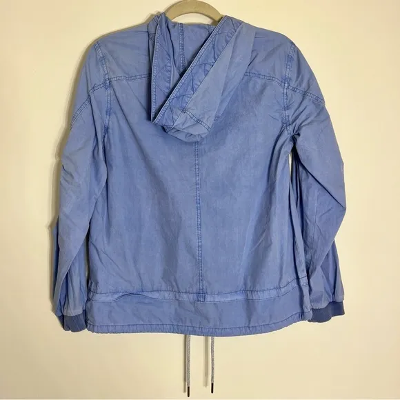 ANTHROPOLOGIE Pilcro Jessa Utility Jacket long sleeve hooded button pullover XS