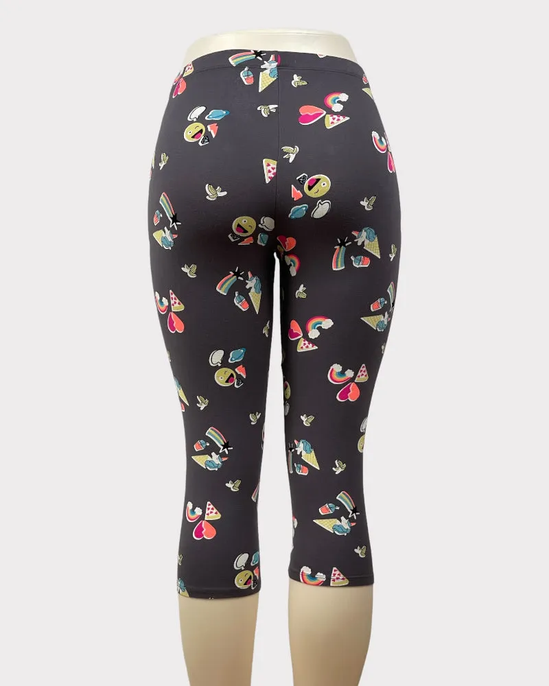 Arizona Jean Co. Sticker Print Leggings (XXL)