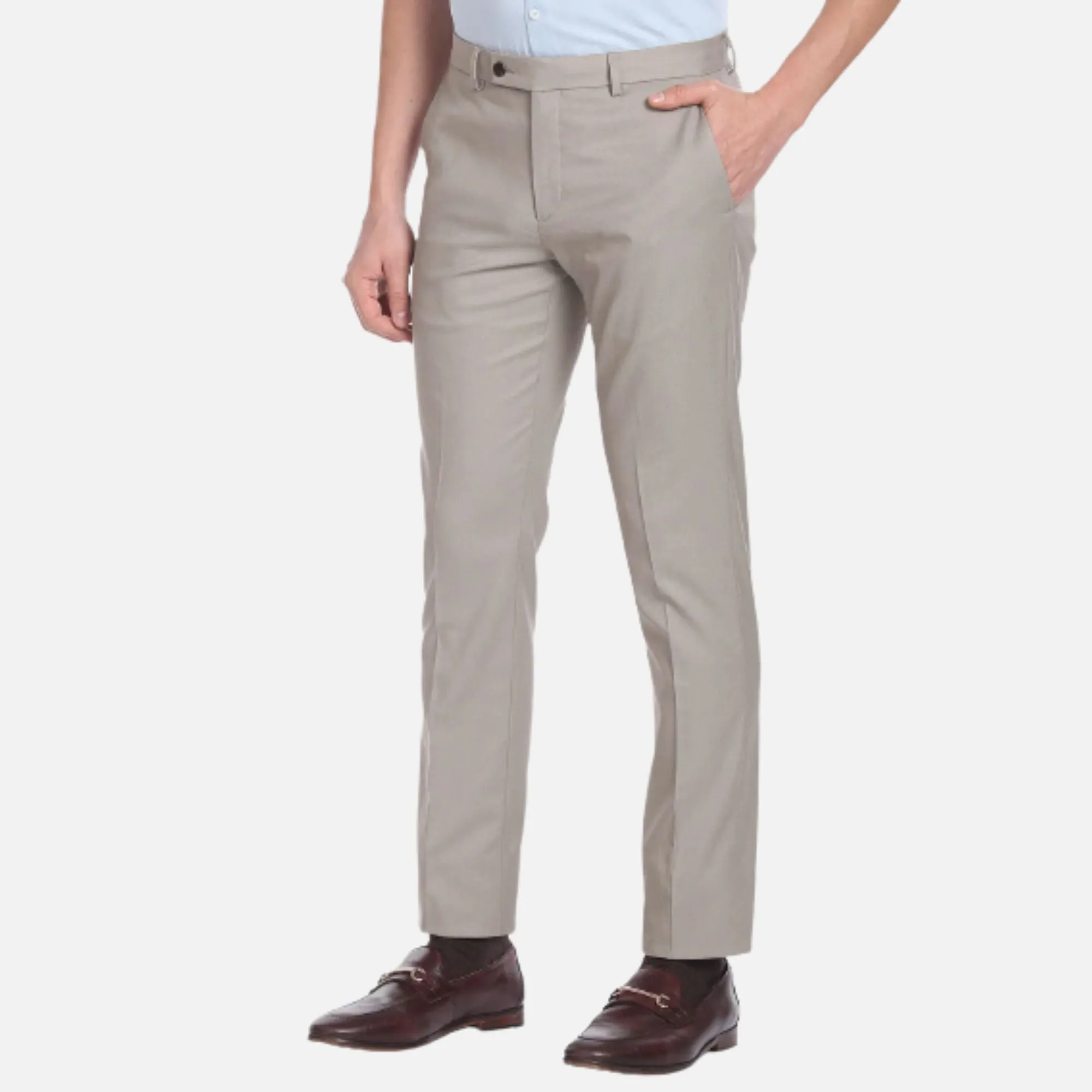 Arrow Hudson Tailored Fit Smart Flex Trousers