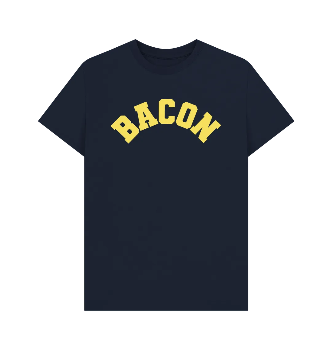 Bacon Varsity Unisex Organic Cotton T-shirt
