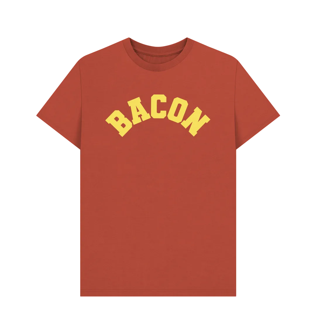 Bacon Varsity Unisex Organic Cotton T-shirt