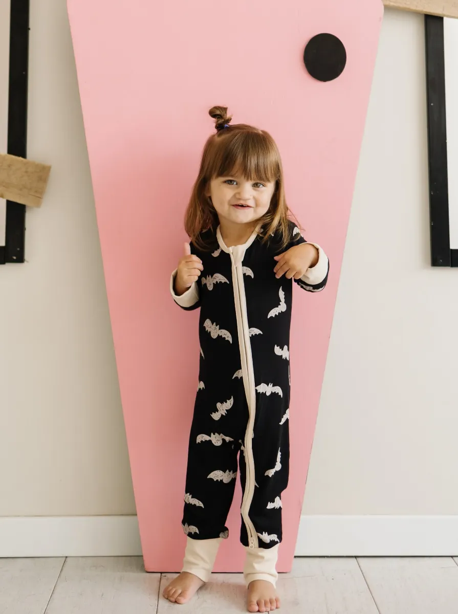 Bamboo Bat Zip Pajamas