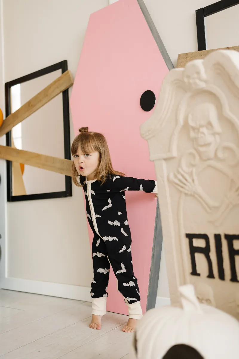 Bamboo Bat Zip Pajamas
