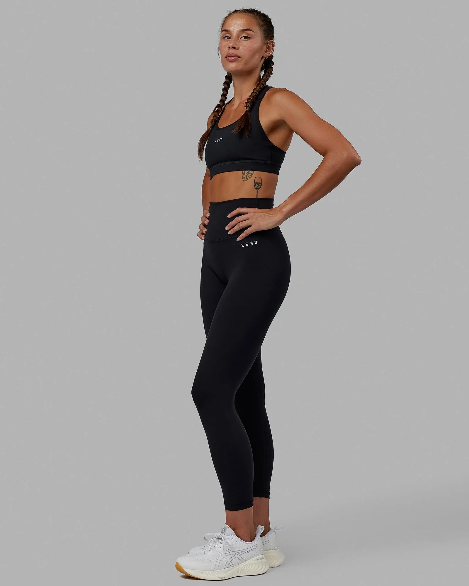Base 2.0 7/8 Length Tights - Black