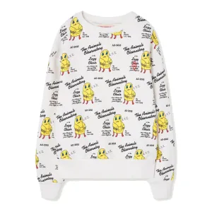 Bear Kids Sweatshirt White