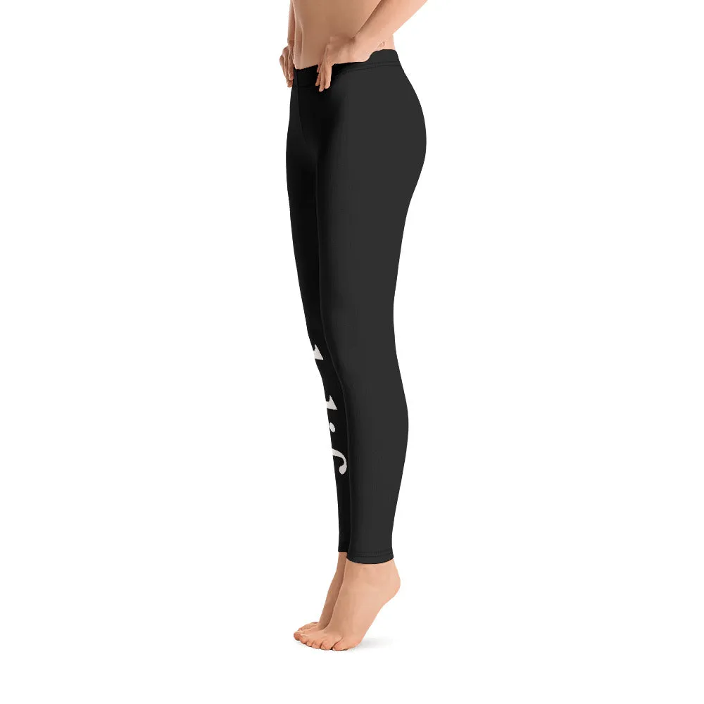 Black Beechlife Leggings Right Leg