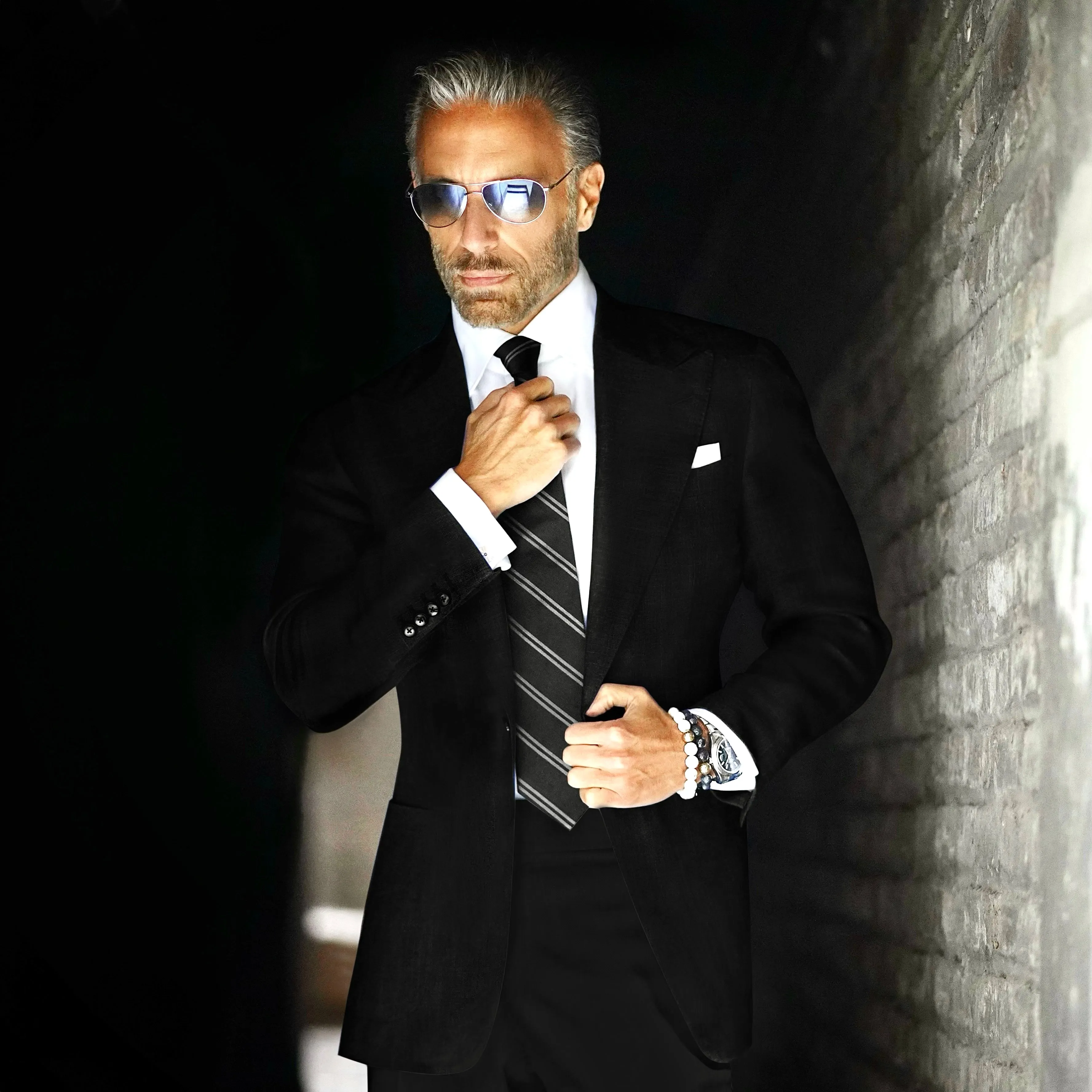 Black Noir Peak Suit