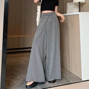 Black Ultra Wide Textured Pants