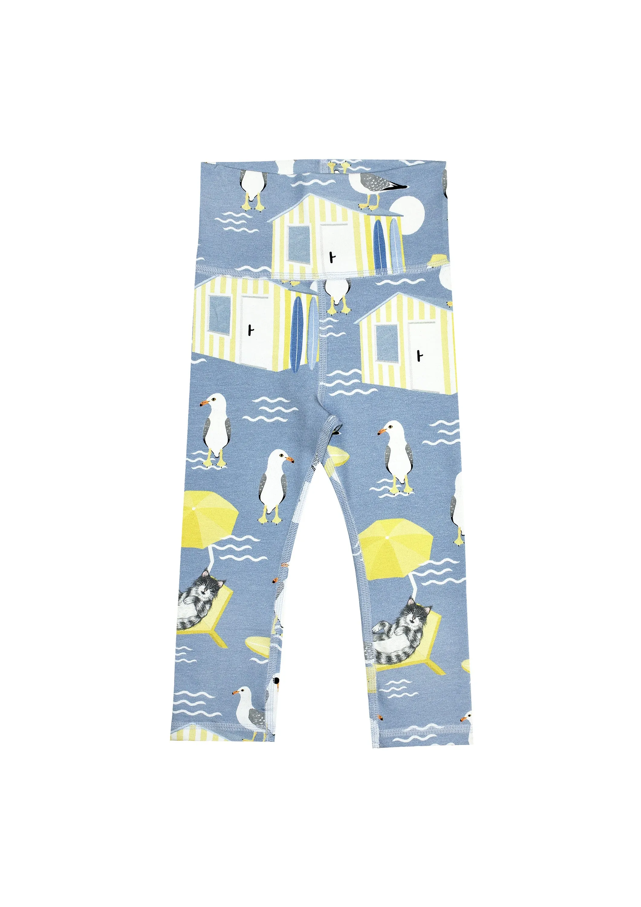Blue Beach Baby Leggings - LAST ONE 2-6 months