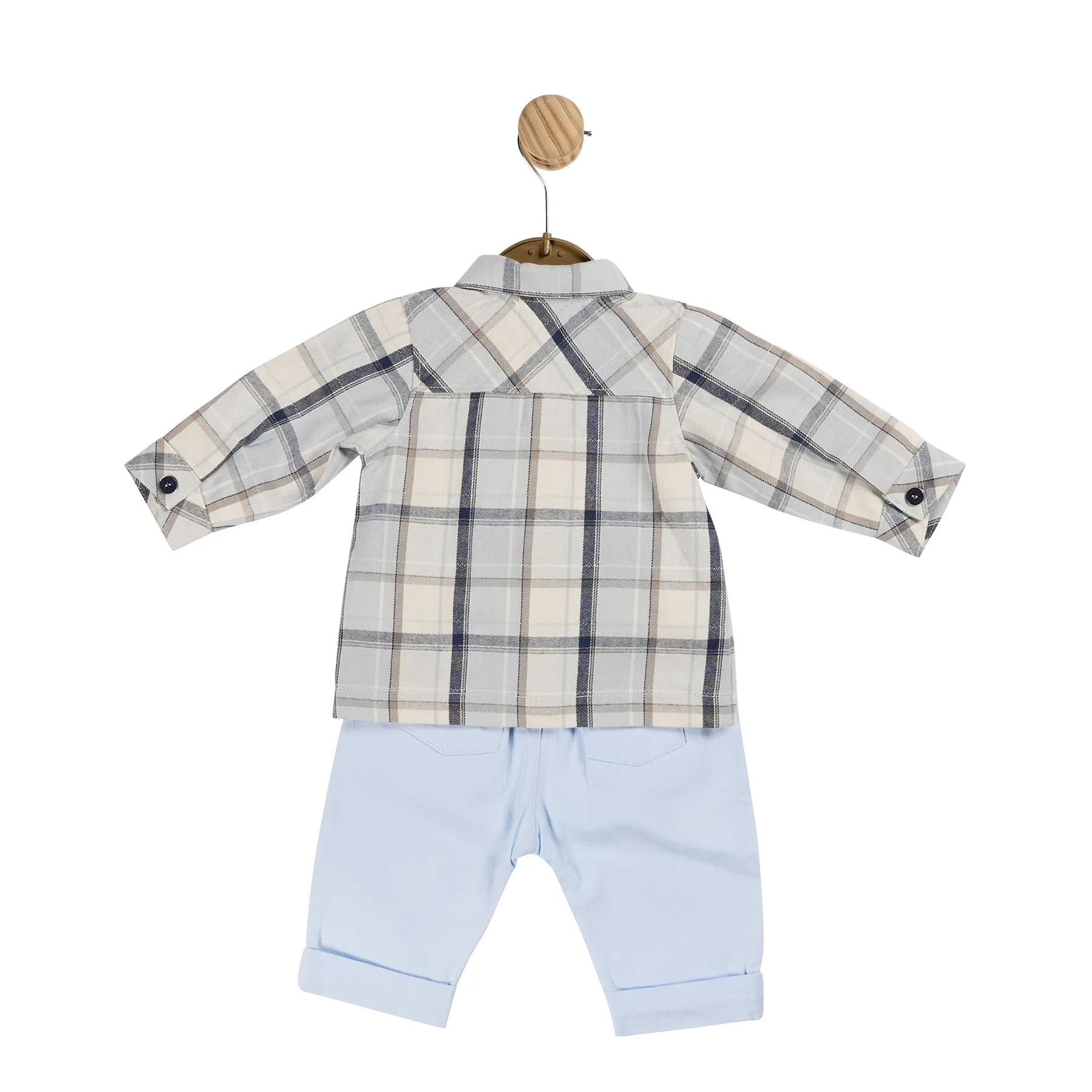 Blue Check Top and Trouser