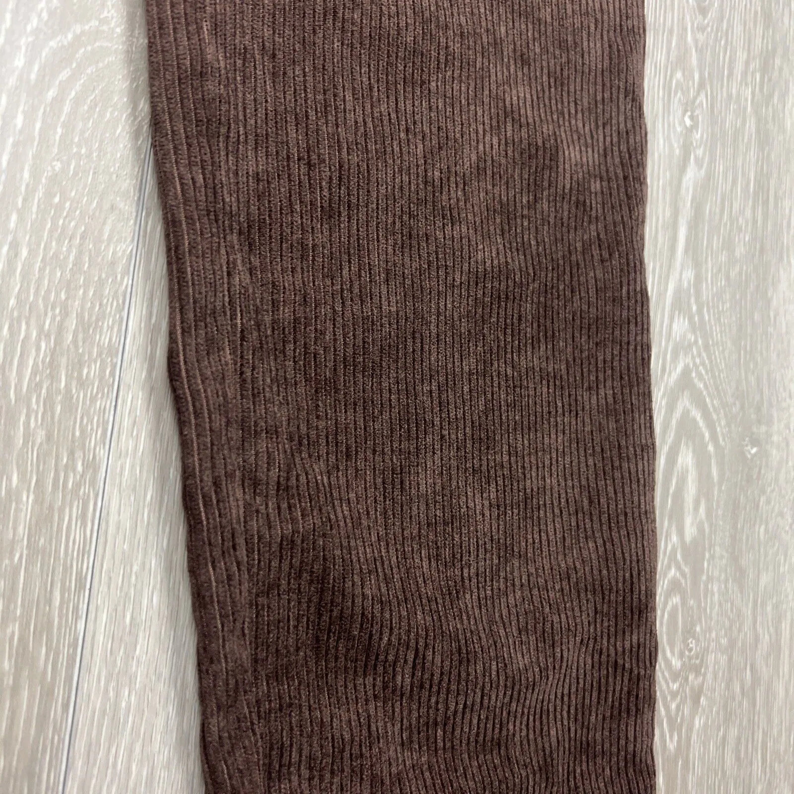 Boohoo Man Mens Cord Relaxed Fit Chocolate Pants Size 32R